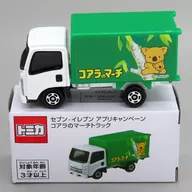 コアラのマーチトラック(グリーン×ホワイト) 「トミカ」 セブン-イレブンアプリキャンペーン当選品