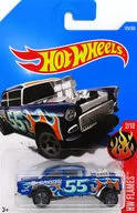 1/64 ’55 CHEVY BEL AIR GASSER(ブルー×オレンジ) 「Hot Wheels HW FLAMES」 [DVB74]
