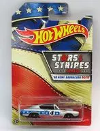 1/64 ’68 Hemi Barracuda(シルバー×ブルー×レッド) 「Hot Wheels STARS ＆ STRIPES」 [GJW82]