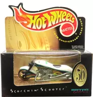 1/64 SCORCHIN’ SCOOTER(ホワイト×ブラック×グリーン) 「Hot Wheels」 [25772]
