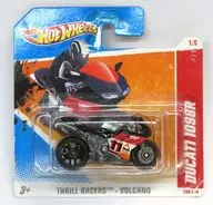 1/64 DUCATI 1098R #11(ブラック×レッド×ホワイト) 「Hot Wheels THRILL RACERS VOLCANO」 [T9906]