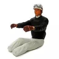 1/18 Sitzender Rennfahrer schwarzer Pullover(ブラック) 「figuma」 [AE180178]