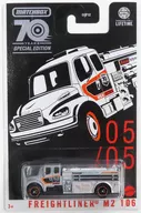 1/64 FREIGHTLINER M2 106(シルバー×ブラック×オレンジ) 「MATCHBOX70YEARS SPECIAL EDITION」 [HLM76]