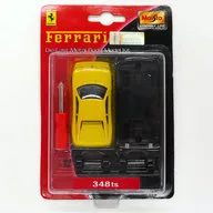 1/64 348ts(イエロー) 「フェラーリ ダイキャストメタルボディモデルキット」