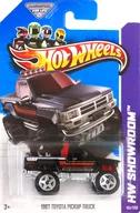 1/64 1987 TOYOTA PICKUP TRUCK(ブラック×レッド×オレンジ) 「Hot Wheels HW SHOWROOM」 [X1829]