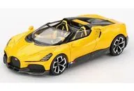 1/64 ブガッティ W16 ミストラル 左ハンドル(イエロー) 「ミニGTシリーズ」 [MGT01137-BL]
