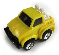 チョロQ HI LUX(イエロー×ホワイト×ブラック) [A-7]