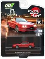 1/64 1994 Acura Integra GS-R with Custom Wheels - Milano Red (New Tooling) 「Tokyo Torque Series」 [235110-E]