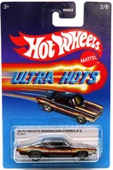 1/64 ’68 PLYMOUTH BARRACUDA FORMULA S(ブラック×ホワイト×イエロー) 「Hot Wheels ULTRA HOTS」 [HLH94]