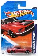 1/64 ’67 SHELBY GT-500(レッド×ブラック) 「Hot Wheels MUSCLE MANIA」 [T9808]