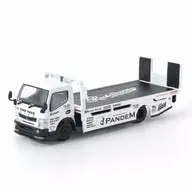 1/64 パンデム ふそう 300 フラットベッドトランスポーター(ホワイト) [PR640484]