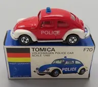 1/60 フォルクスワーゲン ポリスカー(レッド×ホワイト/青箱/日本製) 「トミカ 外国車シリーズ F70」 輸出仕様