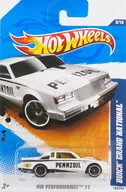 1/64 BUICK GRAND NATIONAL(ホワイト×ブラック) 「Hot Wheels HW PERFORMANCE 11」 [V0030]