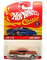 1/64 1955 CHEVY(オレンジ×ホワイト) 「Hot Wheels Classics Series 2」 [J2756]