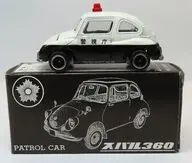 1/50 スバル 360 警視庁(ホワイト×ブラック) 「トミカ」 イイノ特注