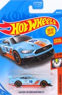 1/64 CUSTOM ’18 FORD MUSTANG GT #19(ライトブルー×オレンジ) 「Hot Wheels MUSCLE MANIA」 [FYB67]