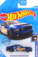 1/64 ’10 FORD SHELBY GT500 SUPER SNAKE(ブルー×ホワイト×レッド) 「Hot Wheels HW RACE TEAM」 [FYC74]