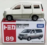 1/64 日産 エルグランド(ホワイト/赤箱/ベトナム製/タカラトミー) 「トミカ No.89」