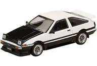 1/64 トヨタ スプリンター トレノ GT APEX (AE86) 後期型 JDM Style カーボンボンネット(ホワイト×ブラック) [HJ647052WB]