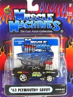 1/64 ’63 PLYMOUTH SAVOY(マットブラック) 「MUSCLE MACHINES」 [GS04-05]