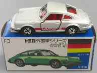 1/61 ポルシェ911S(ちりめんシルバー/青箱/日本製) 「トミカ 外国車シリーズ F3」