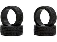 Racing Radial Tire 20 ° (juego de 4 piezas) para Minuts Racer [MZW37-20]