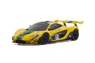 ASC MR03RWD McLaren P1 GTR (amarillo x verde) Cuerpo de repuesto para Minuts Racer "Auto Scale Collection" [MZP235YG]