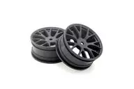 Radio Control Wheel FZ02 (Muscle Car / Black) (2 Pieces) FAH701BK