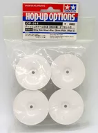 ディッシュホイル白 4本(26mm幅・オフセット0 ) 「ホップアップオプションズ No.914」 [53914]