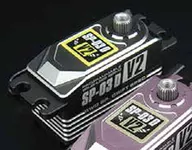 ドリフト用 ブラシレスサーボ SP-03DV2(ブラック) [SP-03DV2]