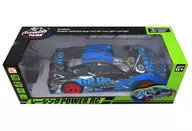 1/10 レーシングPOWER RC(ブラック×ブルー) 40MHz仕様 [TS022]