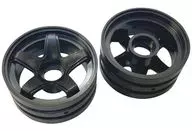 オフロードバギー/グラスホッパー用 5 SPOKE WHEEL フロント用 ブラック 2本入 [LW-B01FBK]