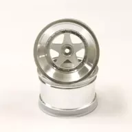 Rueda trasera de 2.2 pulgadas (2 piezas/cromo satinado / Escorpión 2014) [SCH006SCB]