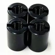 Aluminum General-Purpose Color Black for M3.0 8 mm Total Length 4 Pieces [TP-5608]