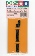 TA03 Caarbon Back Plate (Black Lame) "Hop Up Options" [49109]