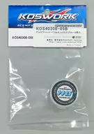 Aluminum Washer (7.8 x 3.1 x t0. 5) Blue 8 Pieces [KOS40308-05B]