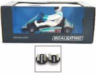 1/32 RACING KART #97 (Gray x Emerald Green x White) Slot Car [C3836]