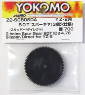 80T Spur Gear for YZ-2 (3-Hole Specification) Slipper / Direct [Z2-SG80SDA]