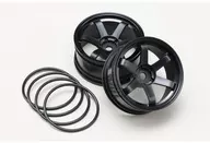6 Spoke Wheel Offset for Drift 7/ Black 2 Pieces [TW-5313B7]