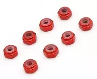 M2 Aluminum Nylon Color Nut 8 Red) [MZW128R]