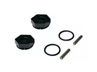 アルミ六角ハブ NEO 厚み 4mm ブラック 2個入 [TP-659BK]