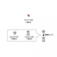 ミニッツ カーペットトラック50 90度フェンスセット(8pcs) [87211-01]