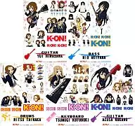 K-ON!! Etiqueta adhesiva de corte libre (juego de 5 hojas)