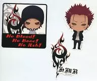 F-2 周防、八田、吠舞羅 ダイカットステッカーセット 「アニくじ K Ver.1.5」 F賞