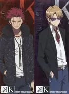 周防・草薙金属贴纸2张SET