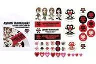濱崎AYUMI貼紙(黑色)"ayumi hamasaki ARENA TOUR 2006 A～(miss)understood～"