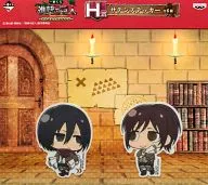 Mikasa & Sasha Satin Sticker (2-Pack Set) "Ichiban KUJI Attack on Titan - Extramural Investigation : Woman-Style Capture" - Award H