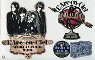 L’Arc～en～Ciel ステッカー(3枚セット) 「L’Arc～en～Ciel WORLD TOUR 2012」