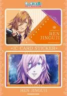 Jinguji Temple Ren IC Card Sticker (2-Pack) 「 Utano Prince Sama ♪ Magi Love Revolutions 」