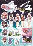 A.集合(5人) A4サイズステッカー 「蒼の彼方のフォーリズム」